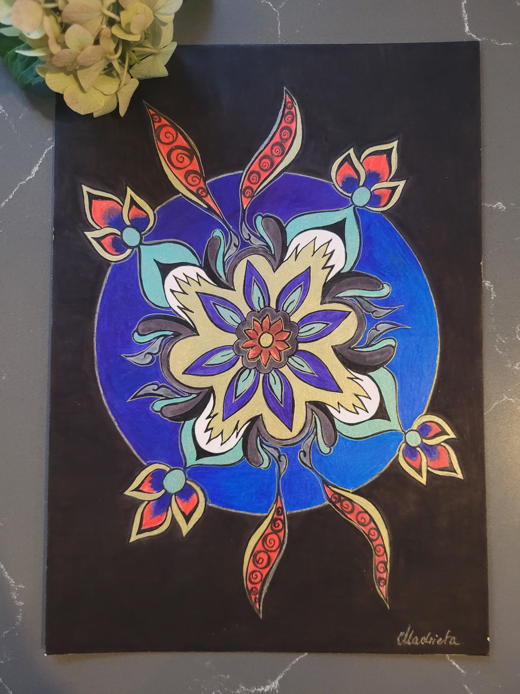 'Turquoise Soul Mandala'