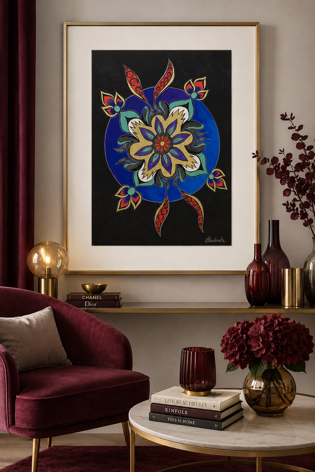 'Turquoise Soul Mandala'